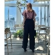 クチュールブローチ(Couture Brooch)の【大人きれいめに着こなせる】サス付き釦デザインパンツ32