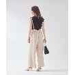 クチュールブローチ(Couture Brooch)の【大人きれいめに着こなせる】サス付き釦デザインパンツ10