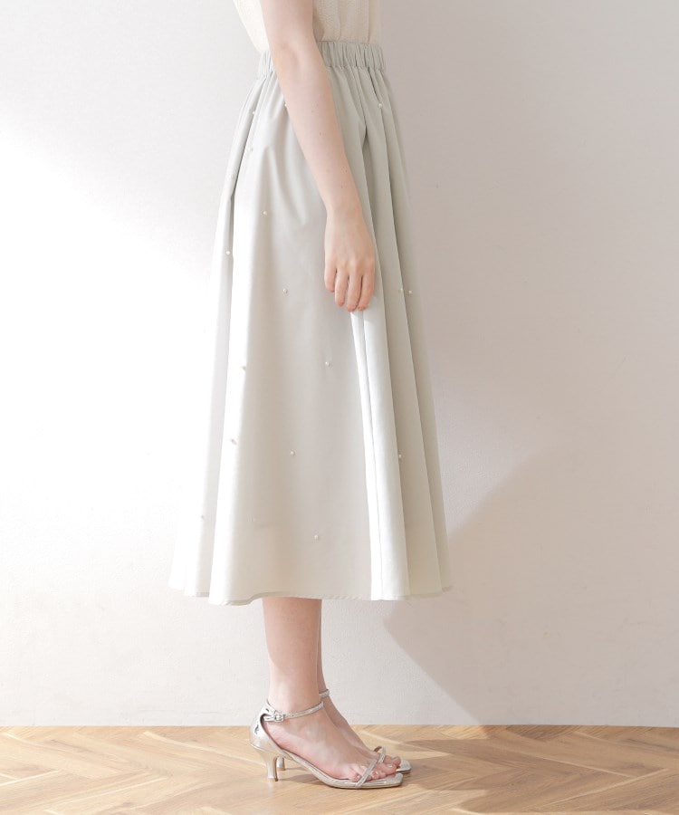クチュールブローチ(Couture Brooch)のパール調デザインフレアスカート16