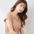 クチュールブローチ(Couture Brooch)の【接触冷感・UV・アンチピリング】フレンチスリーブエンブロカットソー36