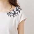 クチュールブローチ(Couture Brooch)の【接触冷感・UV・アンチピリング】フレンチスリーブエンブロカットソー64