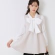 クチュールブローチ(Couture Brooch)のドッキングボウタイチュニック アイボリー(004)