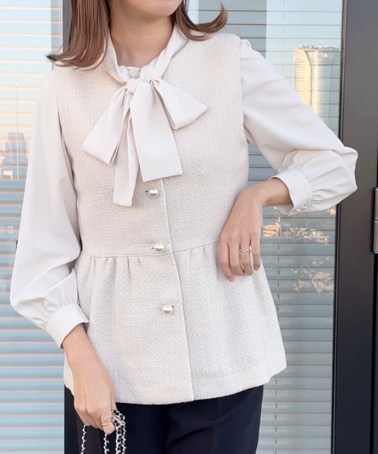 クチュールブローチ♡新品 セレモニーツイードジャケット