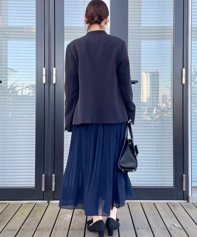 クチュールブローチ(Couture Brooch)の【セレモニーシーン/お仕事にも】ランダムプリーツスカート34