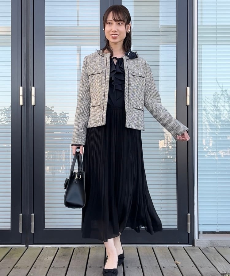 クチュールブローチ(Couture Brooch)の【セレモニーシーン/お仕事にも】ランダムプリーツスカート11