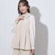 クチュールブローチ(Couture Brooch)の【セレモニーシーン/ON・OFF使える】ダブルクロスペプラムジレ5