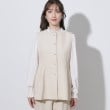 クチュールブローチ(Couture Brooch)の【セレモニーシーン/ON・OFF使える】ダブルクロスペプラムジレ32