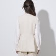 クチュールブローチ(Couture Brooch)の【セレモニーシーン/ON・OFF使える】ダブルクロスペプラムジレ33