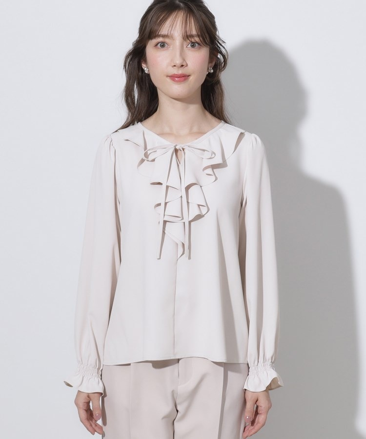 クチュールブローチ(Couture Brooch)の【セレモニーシーン/お仕事にも】ラッフルフリルブラウス45