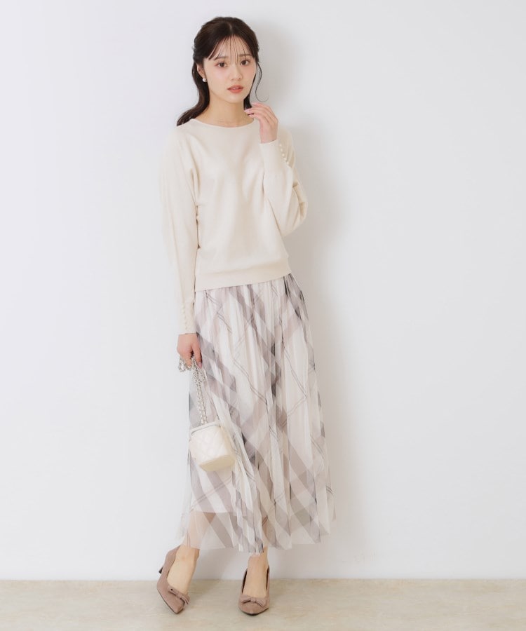 クチュールブローチ(Couture Brooch)の【華奢見せが叶う】Springドルマンニット1