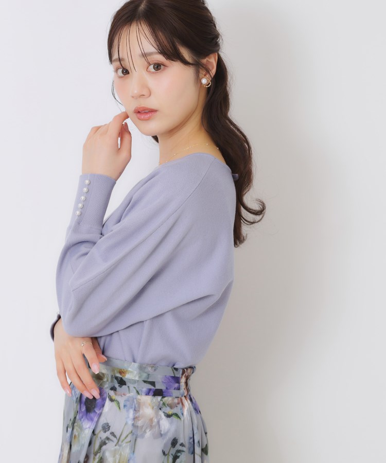 クチュールブローチ(Couture Brooch)の【華奢見せが叶う】Springドルマンニット53
