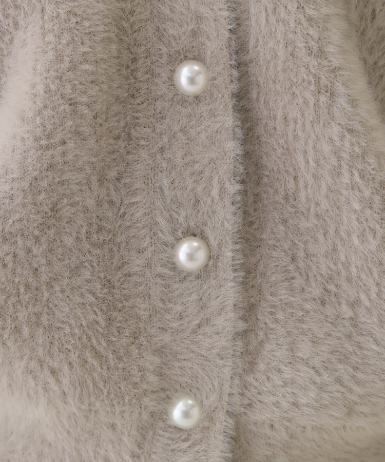クチュールブローチ(Couture Brooch)の【春めく・ふわふわ】短毛フェザーカーディトップス63