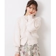 クチュールブローチ(Couture Brooch)の【春めく・ふわふわ】短毛フェザーカーディトップス2