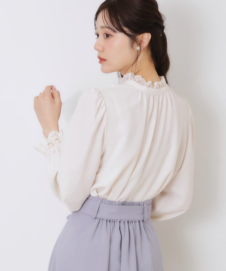 クチュールブローチ(Couture Brooch)の【ほろ甘・大人カワイイ】エンブロレース2WAYブラウス15