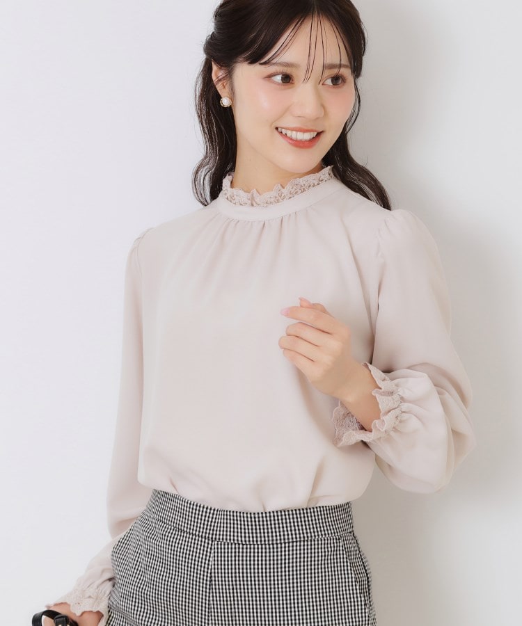 クチュールブローチ(Couture Brooch)の【ほろ甘・大人カワイイ】エンブロレース2WAYブラウス39