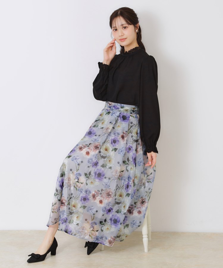 クチュールブローチ(Couture Brooch)の【ほろ甘・大人カワイイ】エンブロレース2WAYブラウス49
