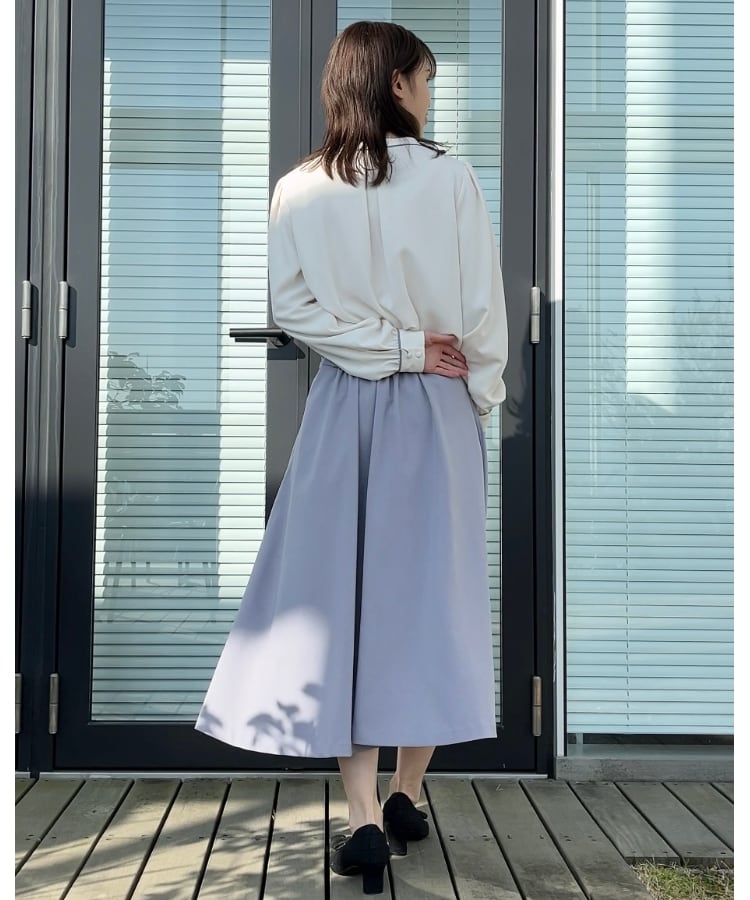 クチュールブローチ(Couture Brooch)の【きれいめ・美脚効果・通勤】ネオシャンブルラップ風スカート22