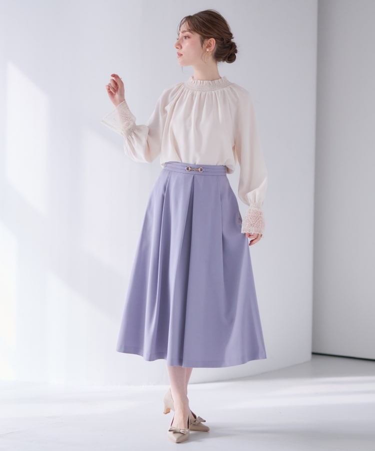 クチュールブローチ(Couture Brooch)の【きれいめ・美脚効果・通勤】ネオシャンブルビットスカート19