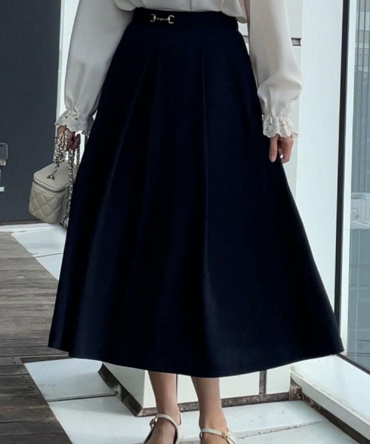 クチュールブローチ(Couture Brooch)の【きれいめ・美脚効果・通勤】ネオシャンブルビットスカート36