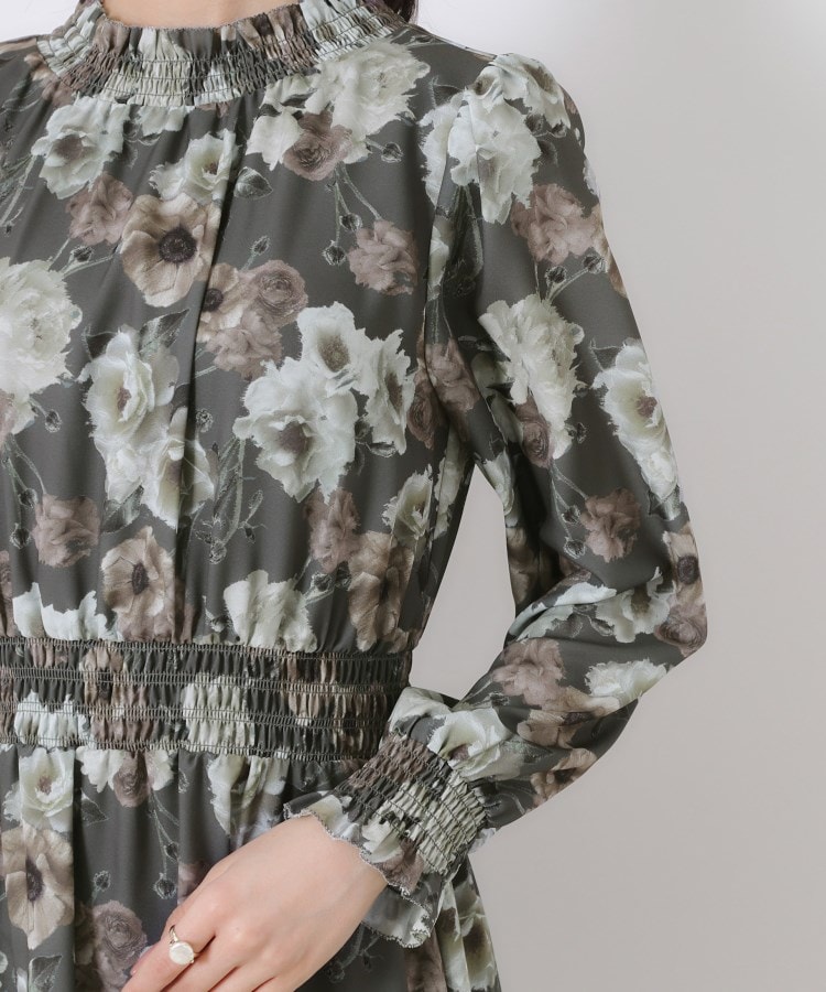 クチュールブローチ(Couture Brooch)の【大人フェミニン・一枚で着映える】Springフラワーシャーリングワンピ37