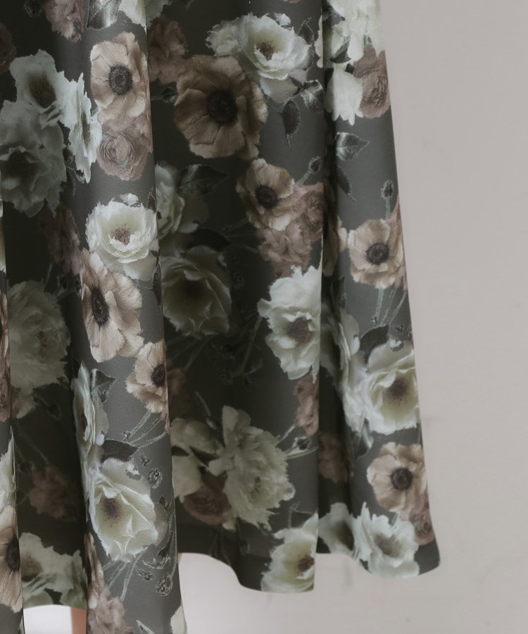 クチュールブローチ(Couture Brooch)の【大人フェミニン・一枚で着映える】Springフラワーシャーリングワンピ38