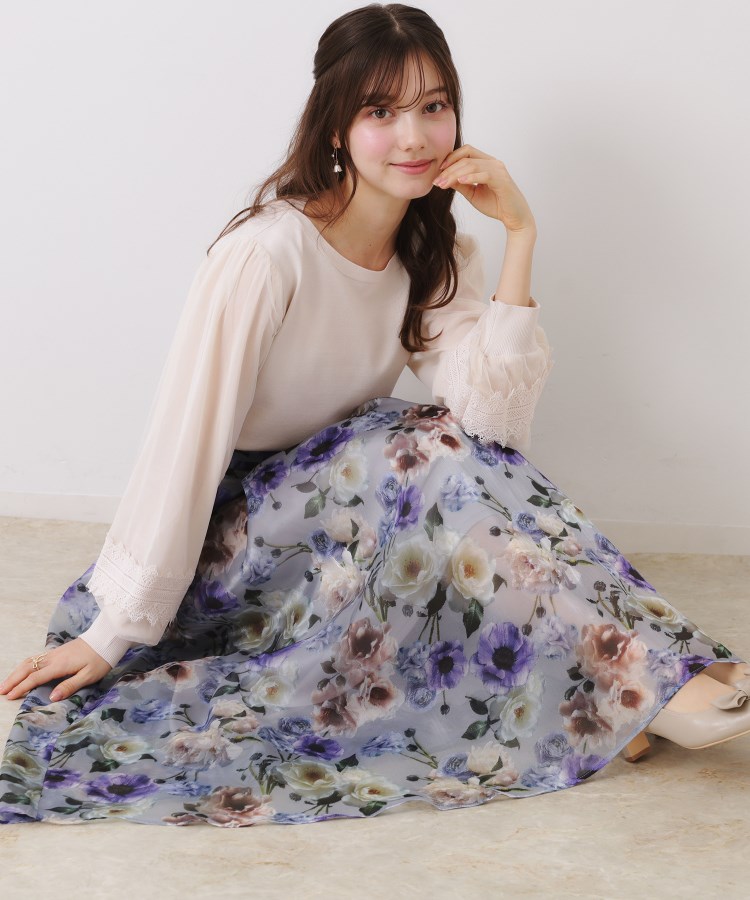 クチュールブローチ(Couture Brooch)の【大人可愛い・きれいめ】Springオーガンフルールスカート36