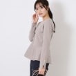 クチュールブローチ(Couture Brooch)の【大人可愛い・通勤】バックパール調ペプラムニット32