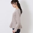 クチュールブローチ(Couture Brooch)の【大人可愛い・通勤】バックパール調ペプラムニット42