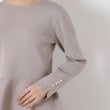 クチュールブローチ(Couture Brooch)の【大人可愛い・通勤】バックパール調ペプラムニット46