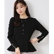 クチュールブローチ(Couture Brooch)の【大人可愛い・通勤】バックパール調ペプラムニット21