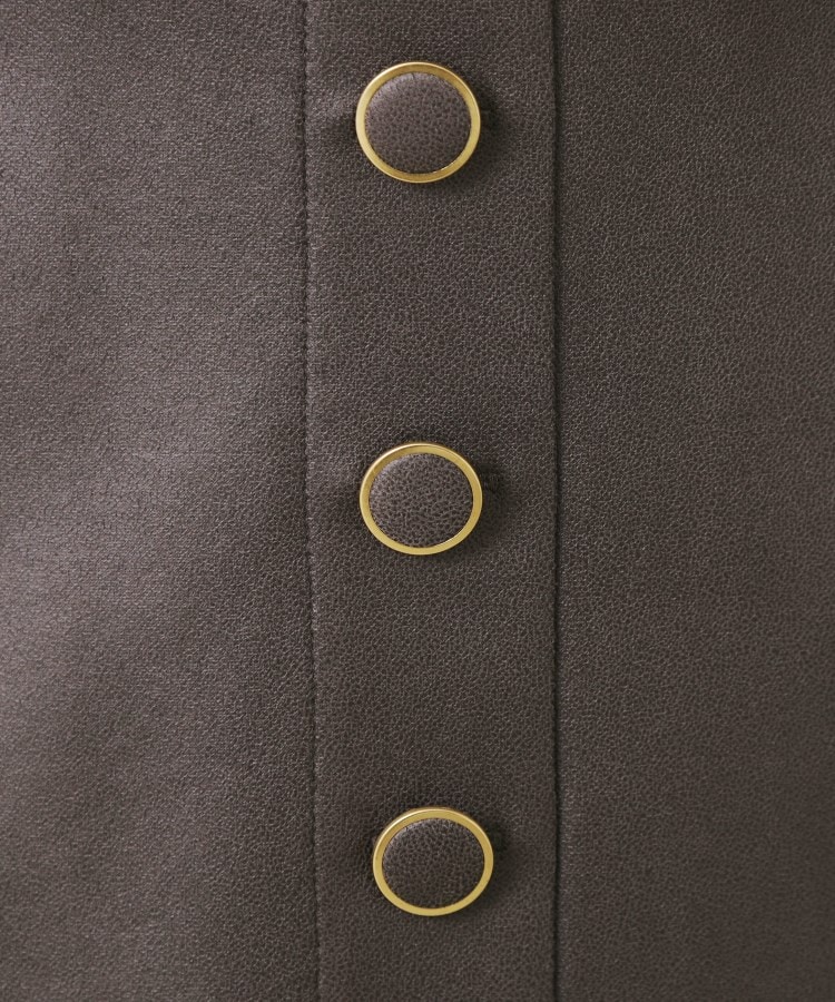 クチュールブローチ(Couture Brooch)の【体のラインを拾いにくい・お仕事にも】マシュマロスエード調タイト34