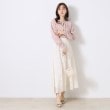 クチュールブローチ(Couture Brooch)の【春の華やぎ無地見えスカート】カットジャカードフラワースカート1