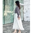 クチュールブローチ(Couture Brooch)の【春の華やぎ無地見えスカート】カットジャカードフラワースカート9
