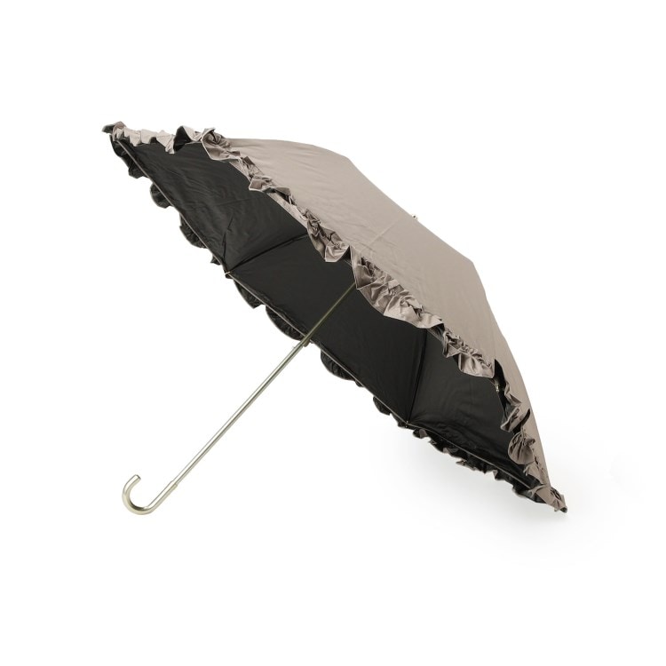 クチュールブローチ(Couture Brooch)の晴雨兼用フリルデザイン折り畳み傘 折りたたみ傘