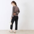 クチュールブローチ(Couture Brooch)の【大人フェミニン・ぽわん袖】レース・チュールドッキングニット19