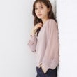 クチュールブローチ(Couture Brooch)の【大人フェミニン・ぽわん袖】レース・チュールドッキングニット37