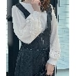 クチュールブローチ(Couture Brooch)の【大人フェミニン・ぽわん袖】レース・チュールドッキングニット16