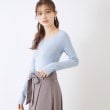 クチュールブローチ(Couture Brooch)のラメ混ボートネックリブニットプルオーバー19