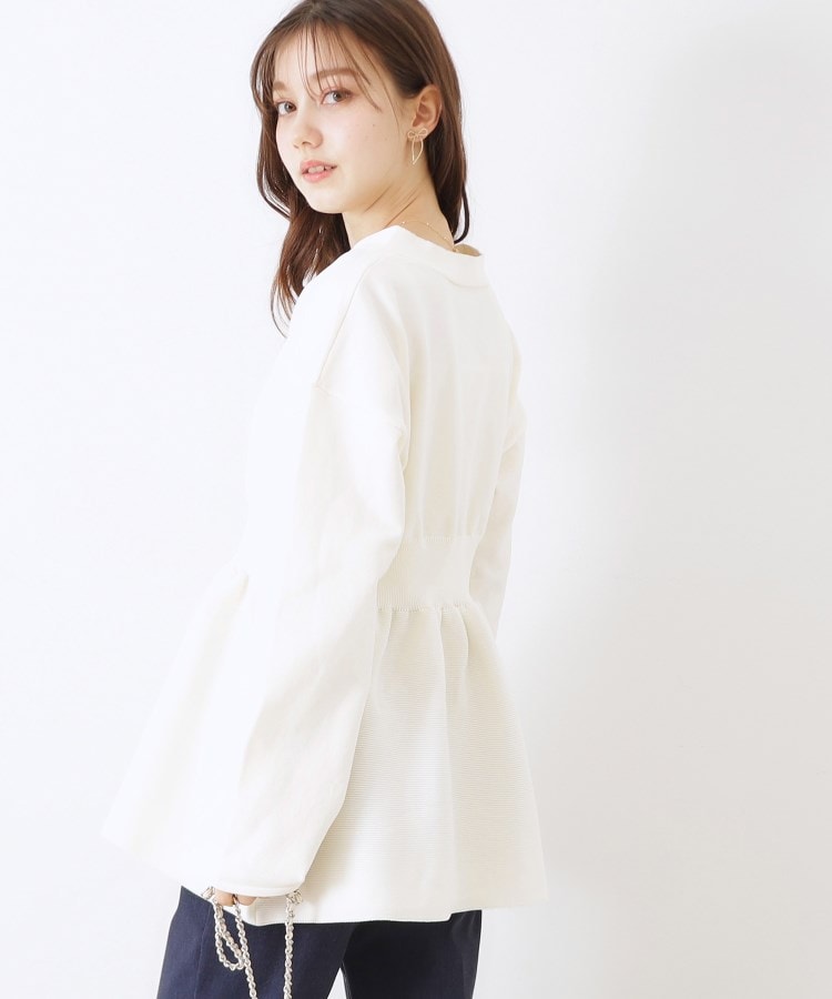 クチュールブローチ(Couture Brooch)のペプラムニットカーディガン3