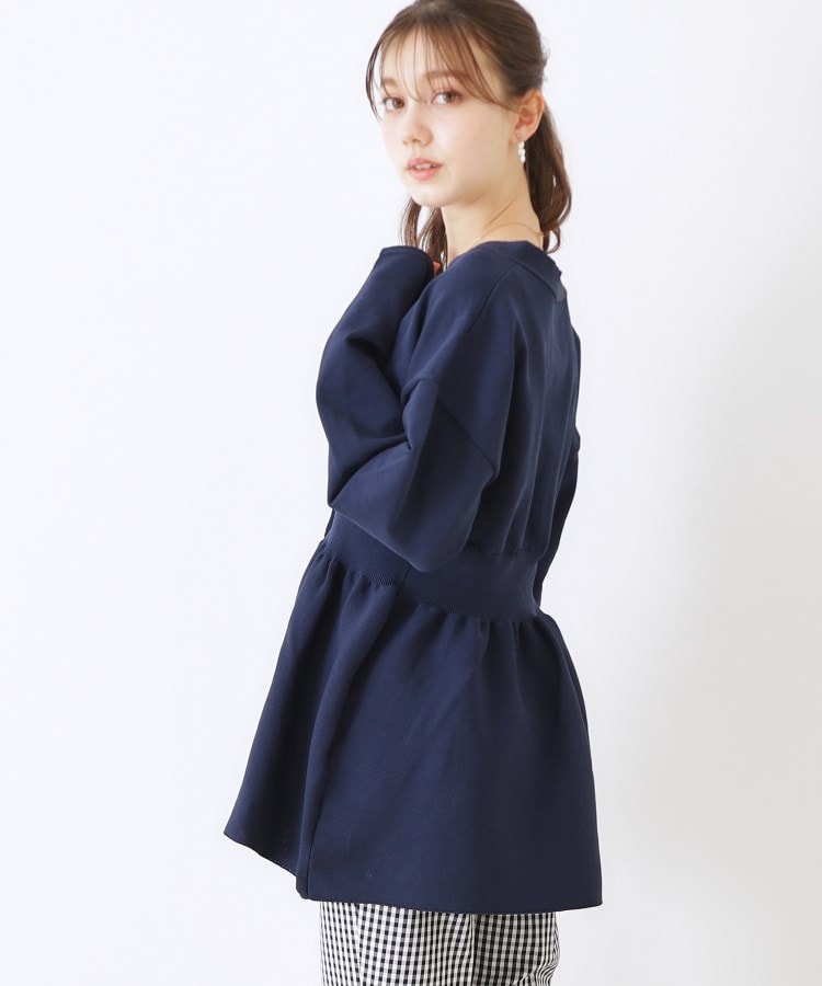 クチュールブローチ(Couture Brooch)のペプラムニットカーディガン26