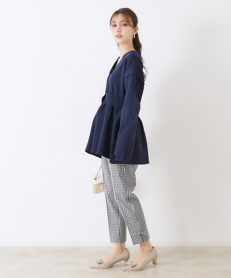 クチュールブローチ(Couture Brooch)のペプラムニットカーディガン28