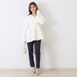クチュールブローチ(Couture Brooch)のペプラムニットカーディガン5