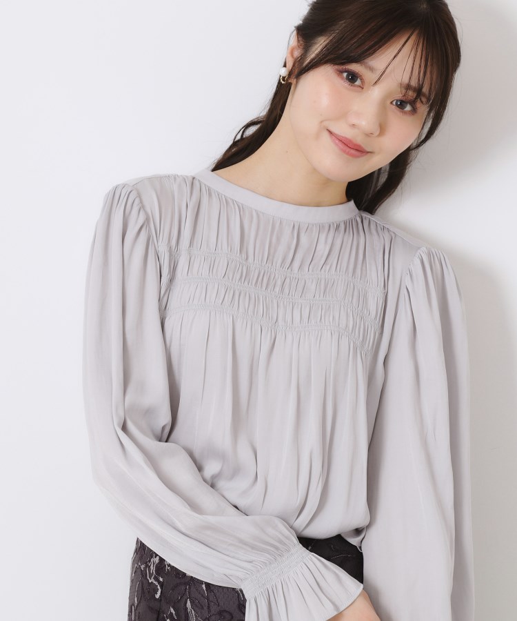 クチュールブローチ(Couture Brooch)の【通勤・大人可愛い】シャーリングギャザーブラウス20