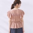クチュールブローチ(Couture Brooch)の【大人可愛い・華やか】ダブルフリル袖ペプラムブラウス35