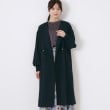 クチュールブローチ(Couture Brooch)のノーカラードロストロングコート18