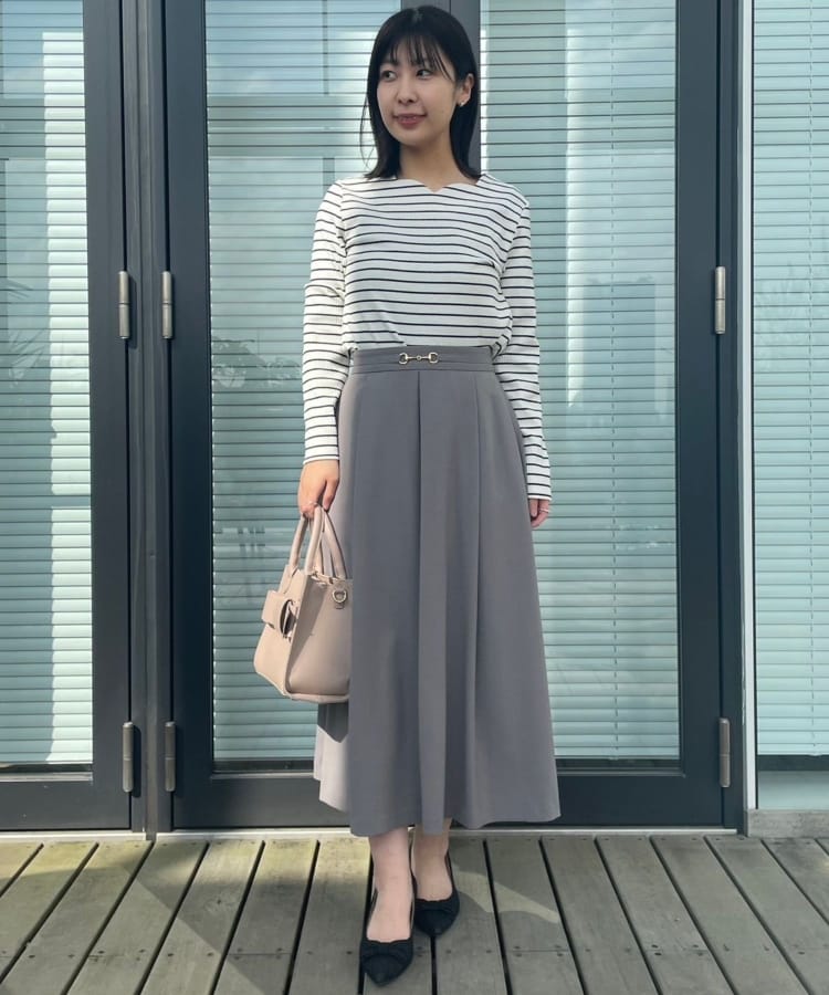 クチュールブローチ(Couture Brooch)の【新色あり/通勤/マシンウォッシャブル・アンチピリング機能付き】ハートネックテレコプルオーバー52