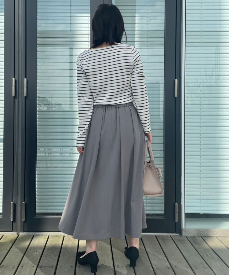 クチュールブローチ(Couture Brooch)の【新色あり/通勤/マシンウォッシャブル・アンチピリング機能付き】ハートネックテレコプルオーバー54