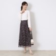 クチュールブローチ(Couture Brooch)の【新色あり/通勤/マシンウォッシャブル・アンチピリング機能付き】ハートネックテレコプルオーバー1