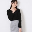 クチュールブローチ(Couture Brooch)の【新色あり/通勤/マシンウォッシャブル・アンチピリング機能付き】ハートネックテレコプルオーバー19
