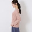 クチュールブローチ(Couture Brooch)の【新色あり/通勤/マシンウォッシャブル・アンチピリング機能付き】ハートネックテレコプルオーバー61